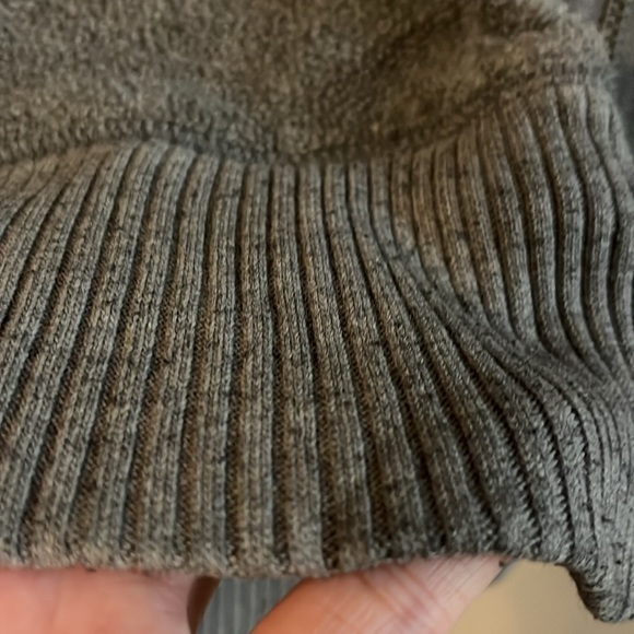 American Eagle Outfitters Gray Fleece Style Zip Up Hooded Jacket S - Picture 5 of 16